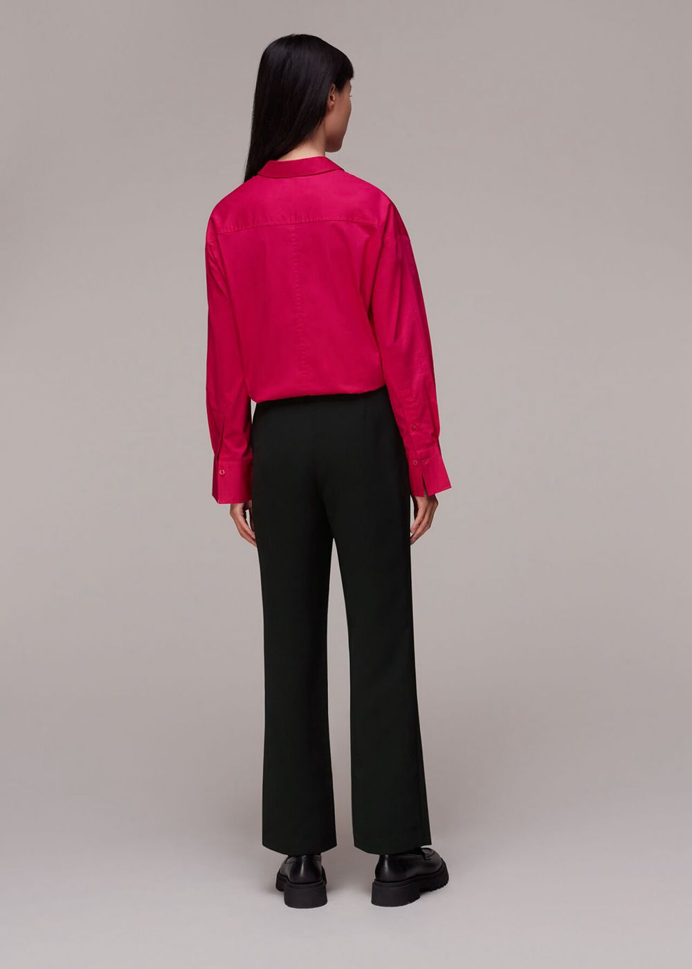 Whistles Gillian Tapered Pants Black | US-87543RXIJ