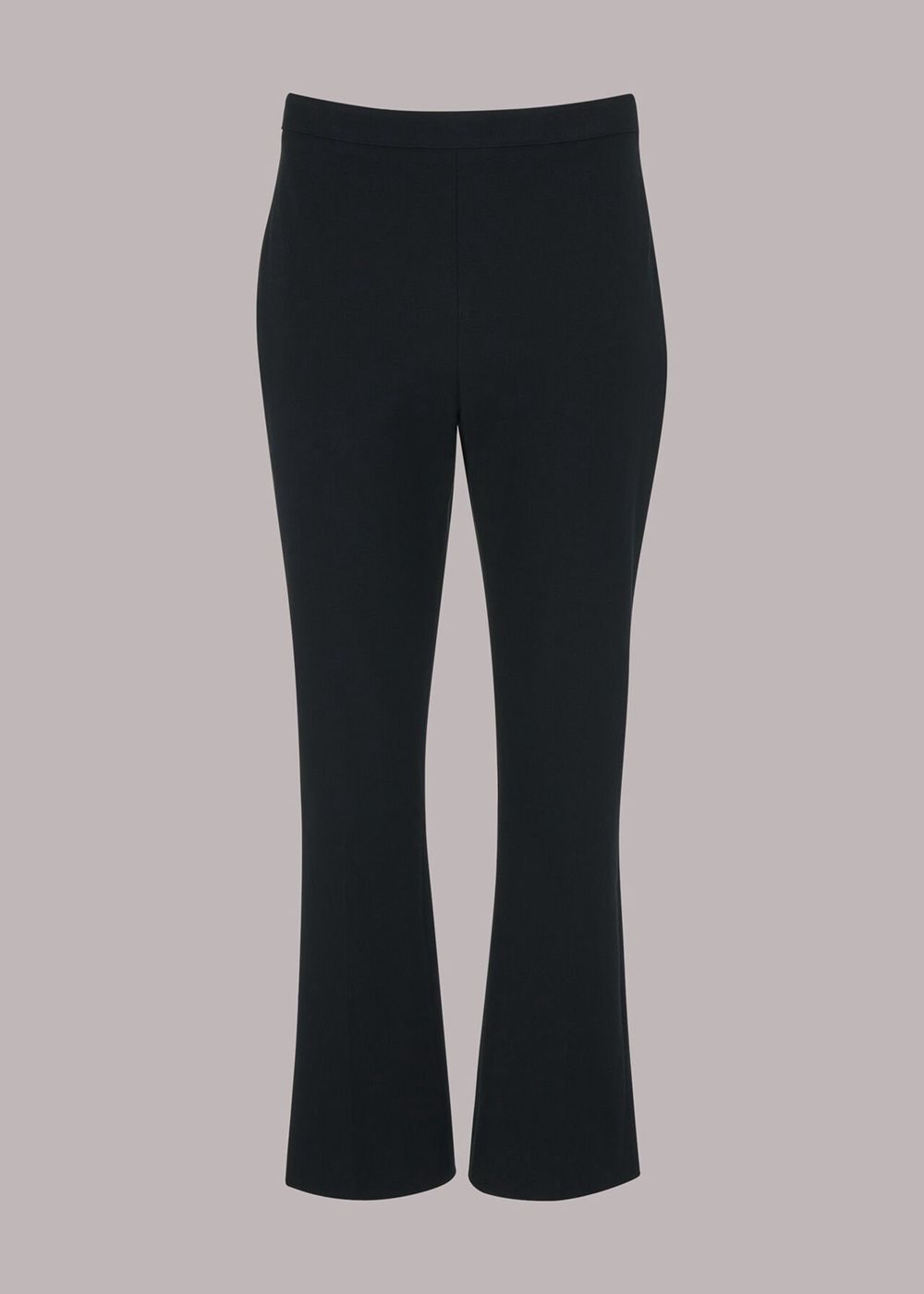 Whistles Gracy Kick Flare Pants Black | US-25098YFJW