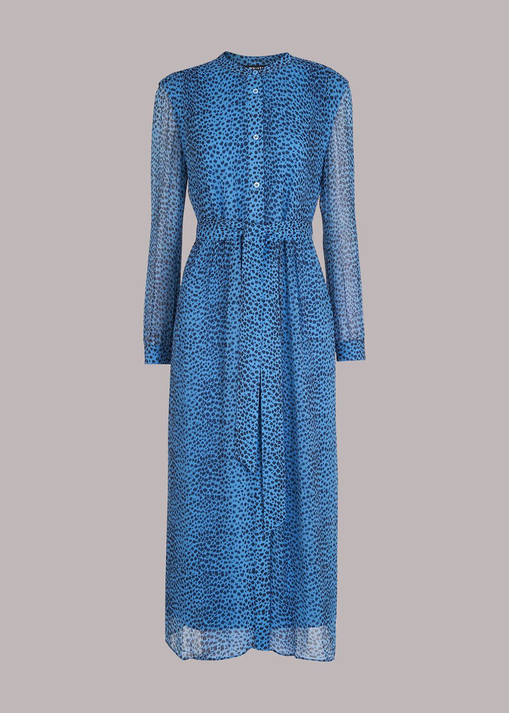 Whistles Gradient Animal Print Dress Blue / Multicolor | US-43691FBCI