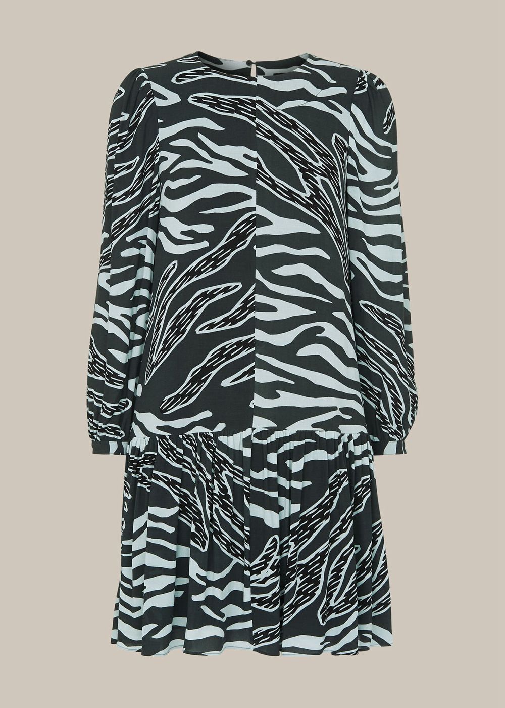 Whistles Graphic Zebra Print Dress Multicolor | US-82063TKGQ