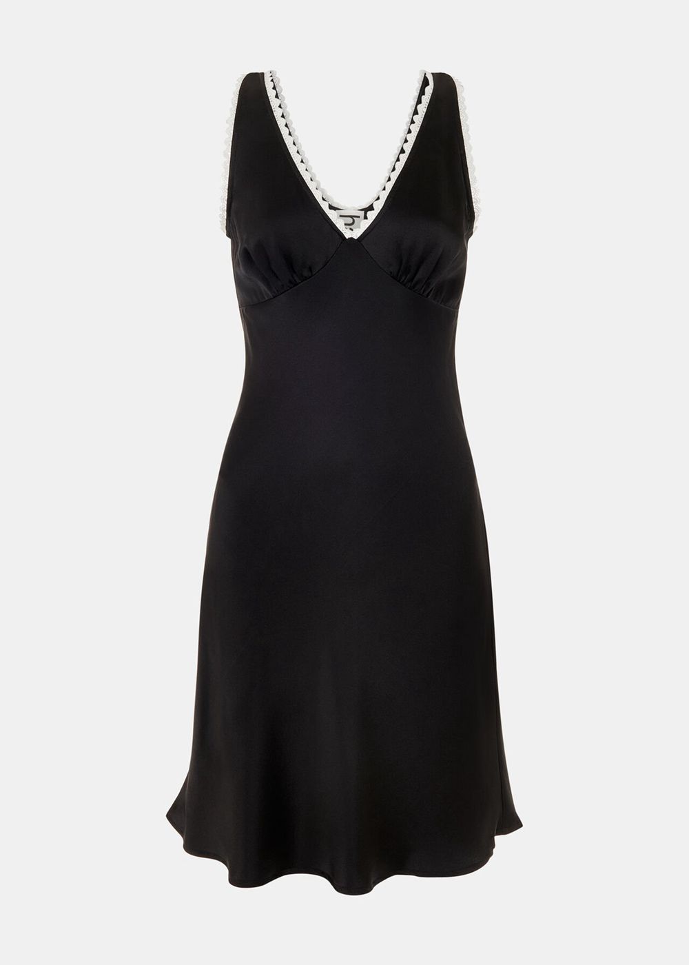 Whistles Hai Anais Slip Dress Black | US-87641CVIS