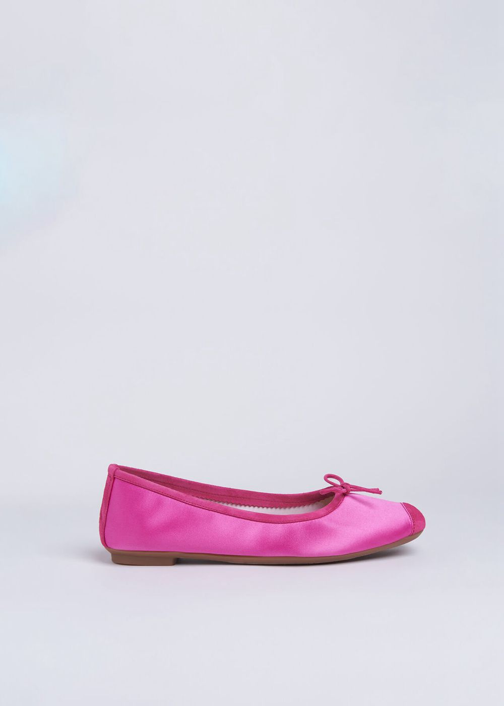 Whistles Hai Ballerina Flat Shoes Pink | US-15960EHFB