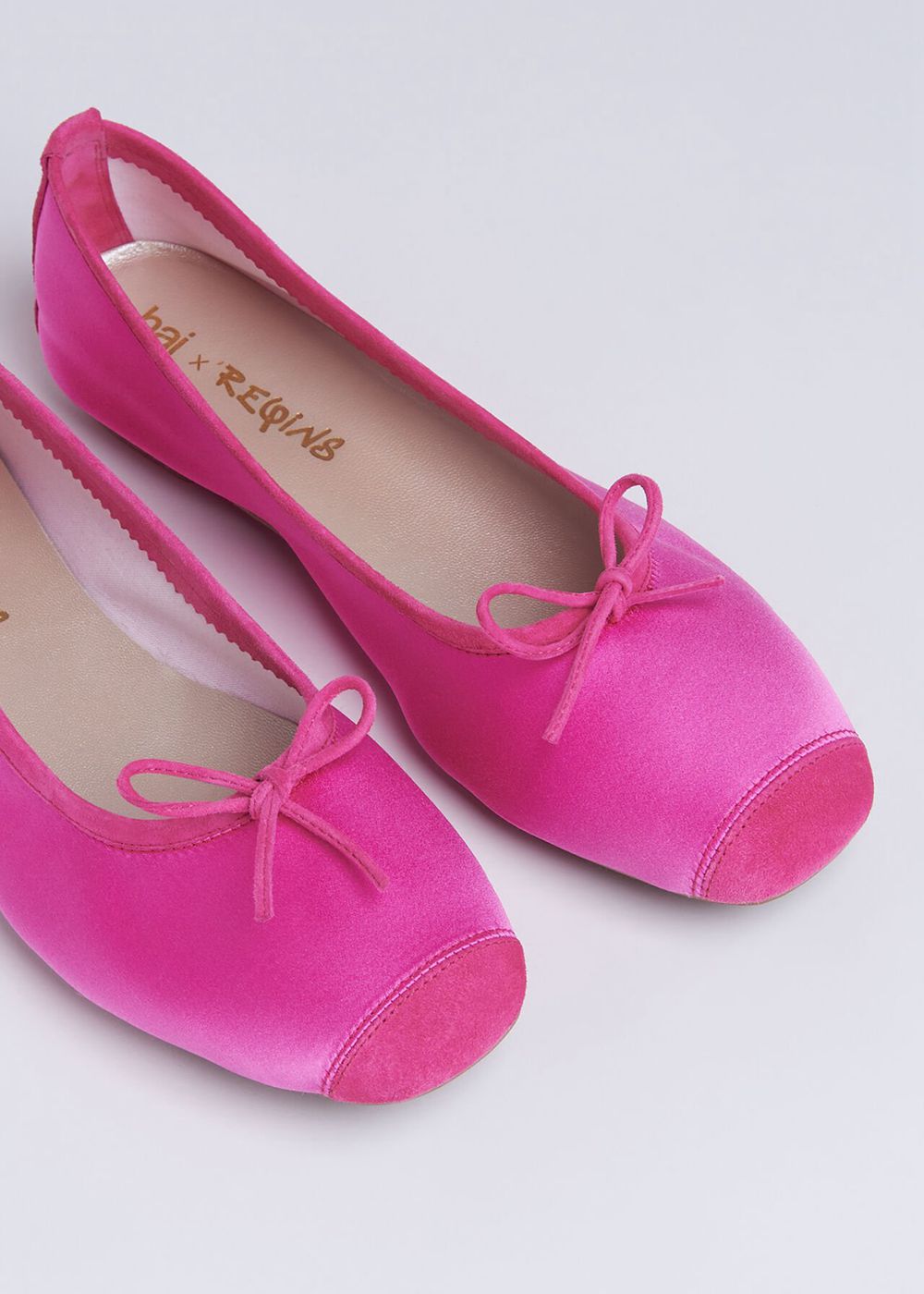 Whistles Hai Ballerina Flat Shoes Pink | US-15960EHFB