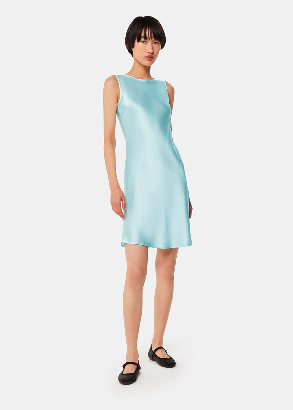 Whistles Hai Dora Exclusive Dress Blue | US-74621SFXA