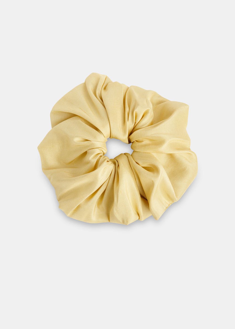 Whistles Hai Dupion Scrunchie Yellow | US-37854UJTV