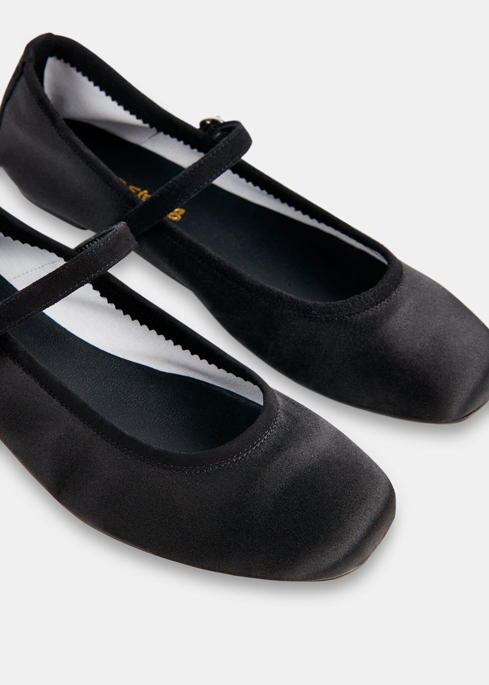 Whistles Hai Honoree Flat Shoes Black | US-71453GWBF