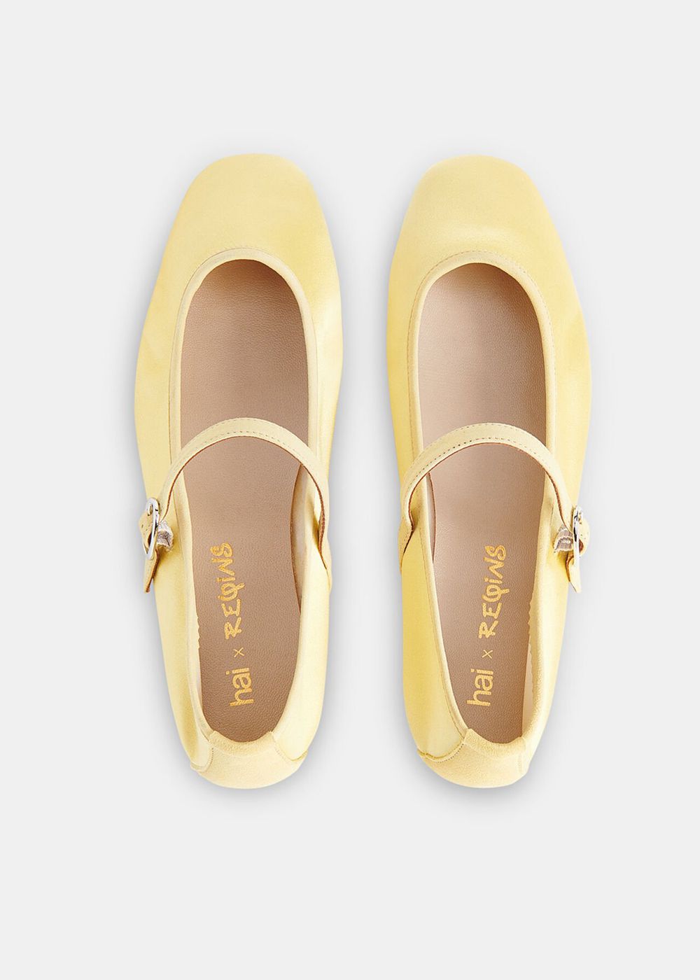 Whistles Hai Honoree Flat Shoes Yellow | US-94832STOA