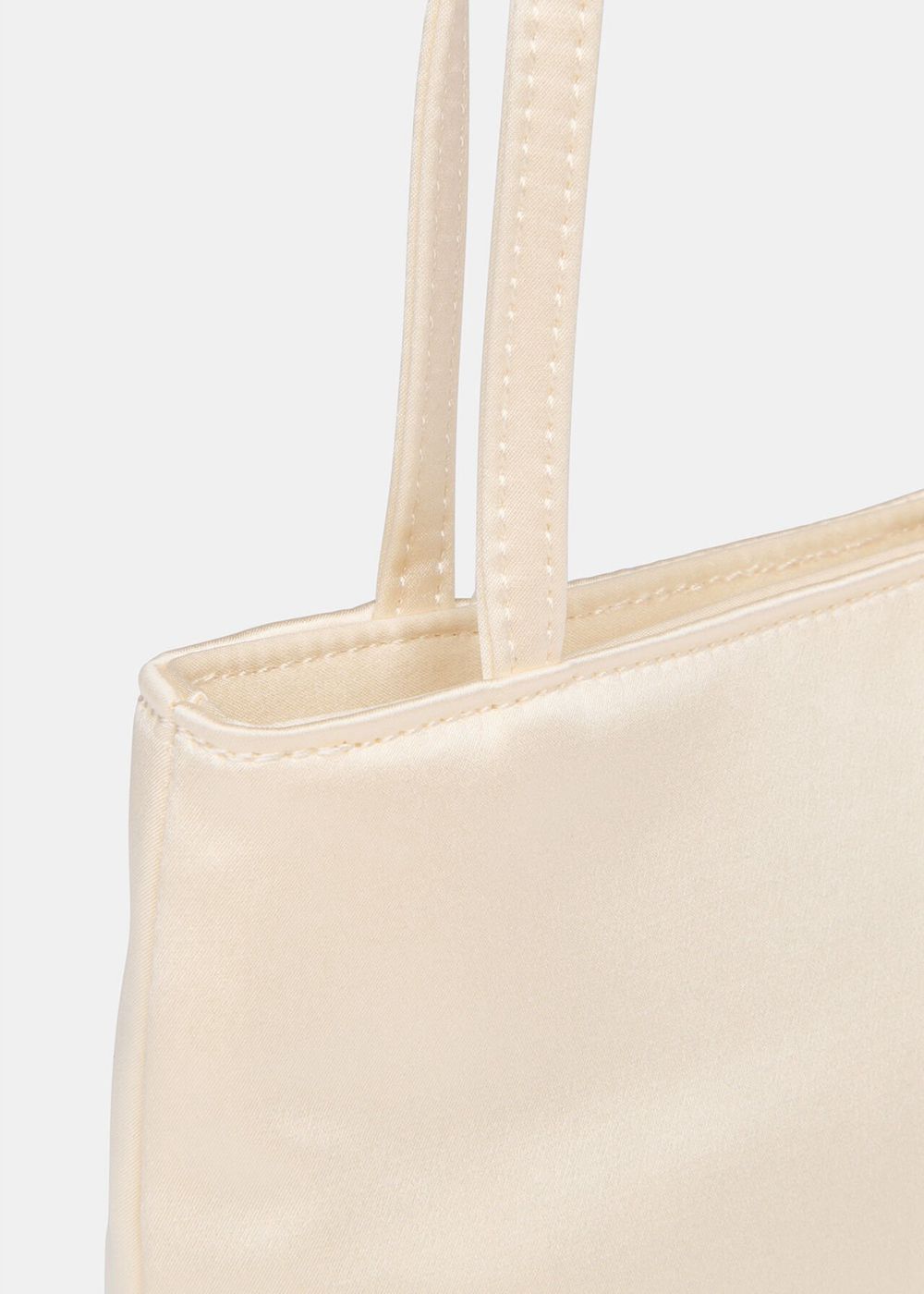 Whistles Hai Little Silk Handbag White | US-45961GXCS