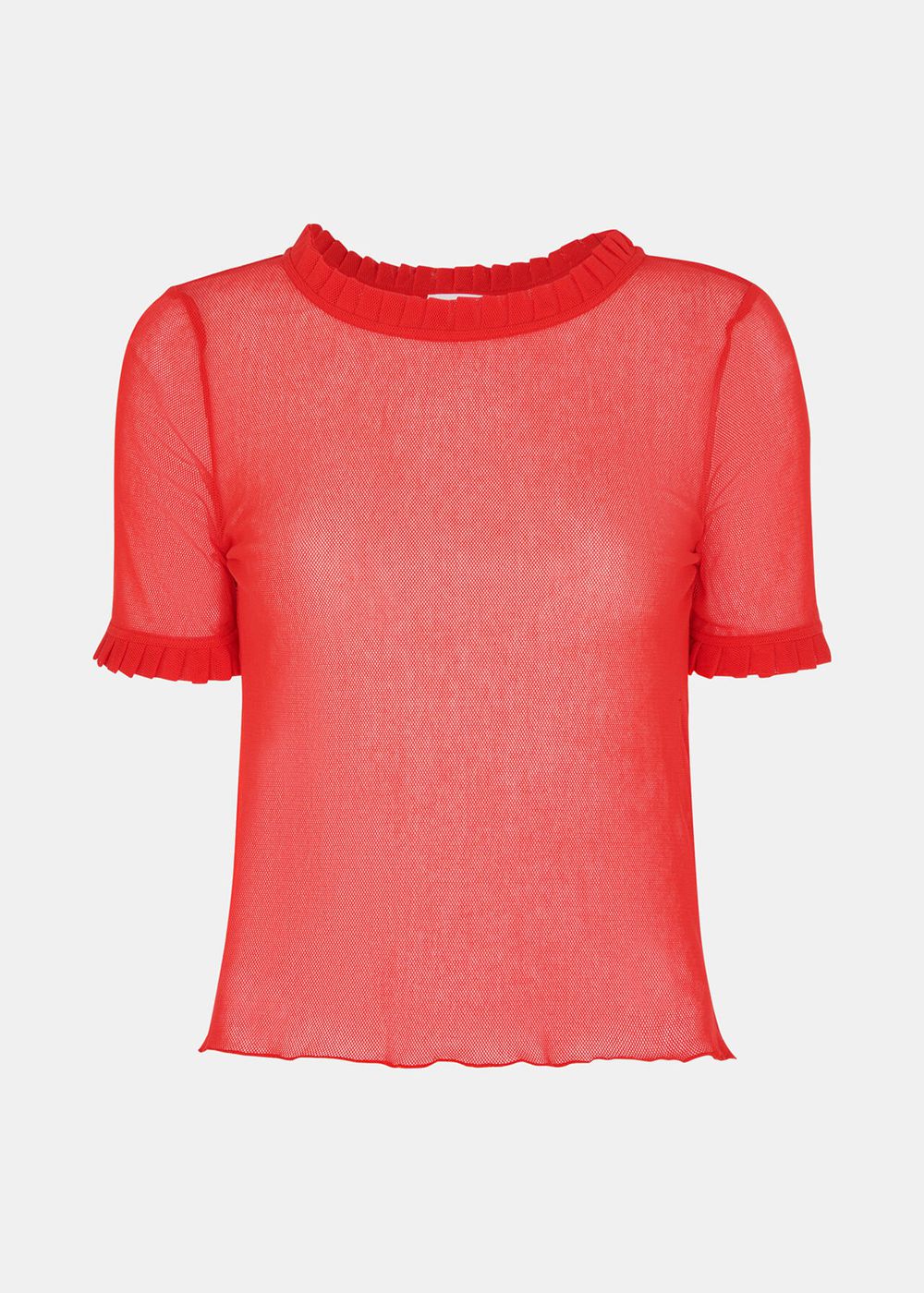 Whistles Hai Mila Top Red | US-15962OMND