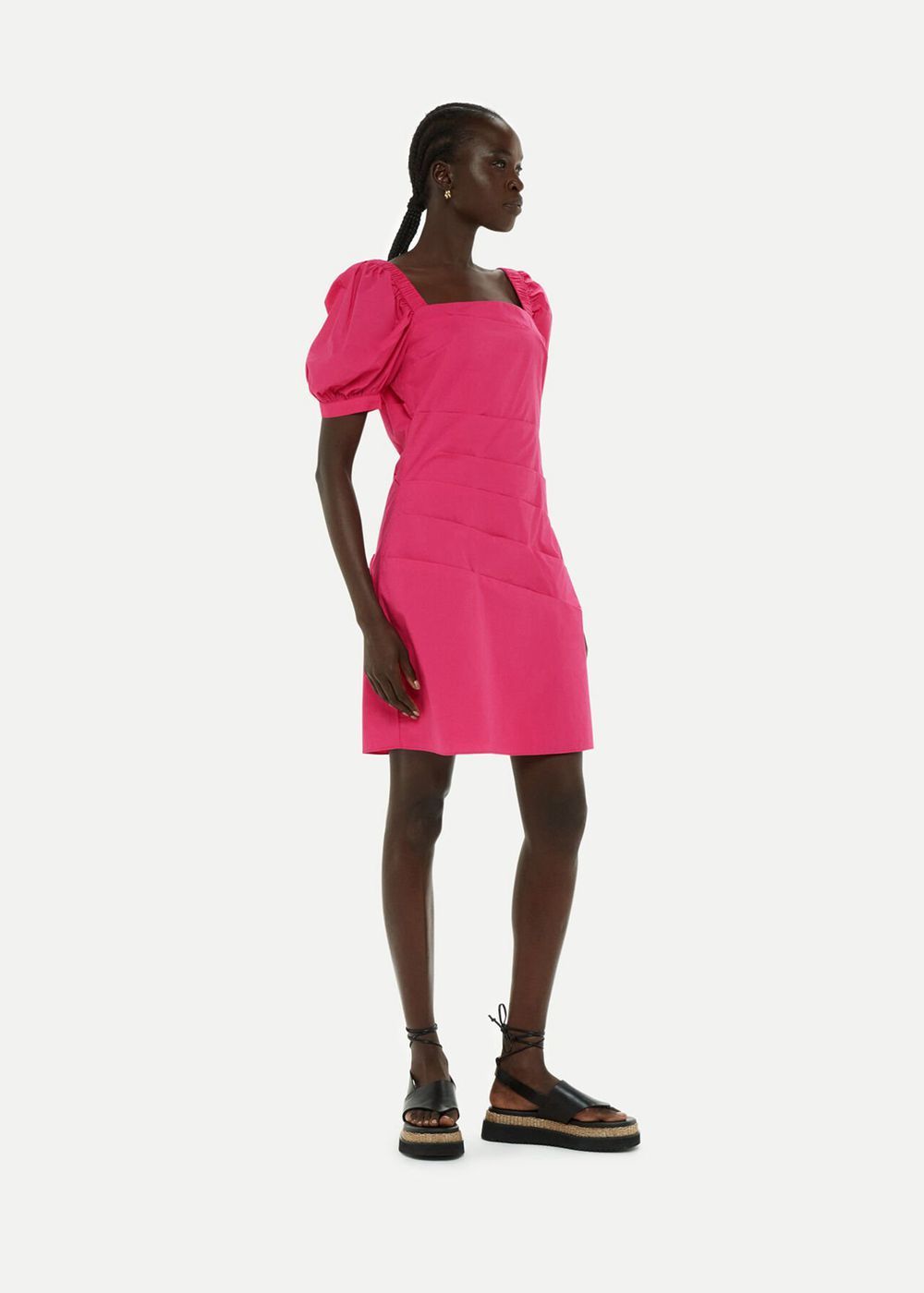 Whistles Hailey Dress Pink | US-96214WRDL