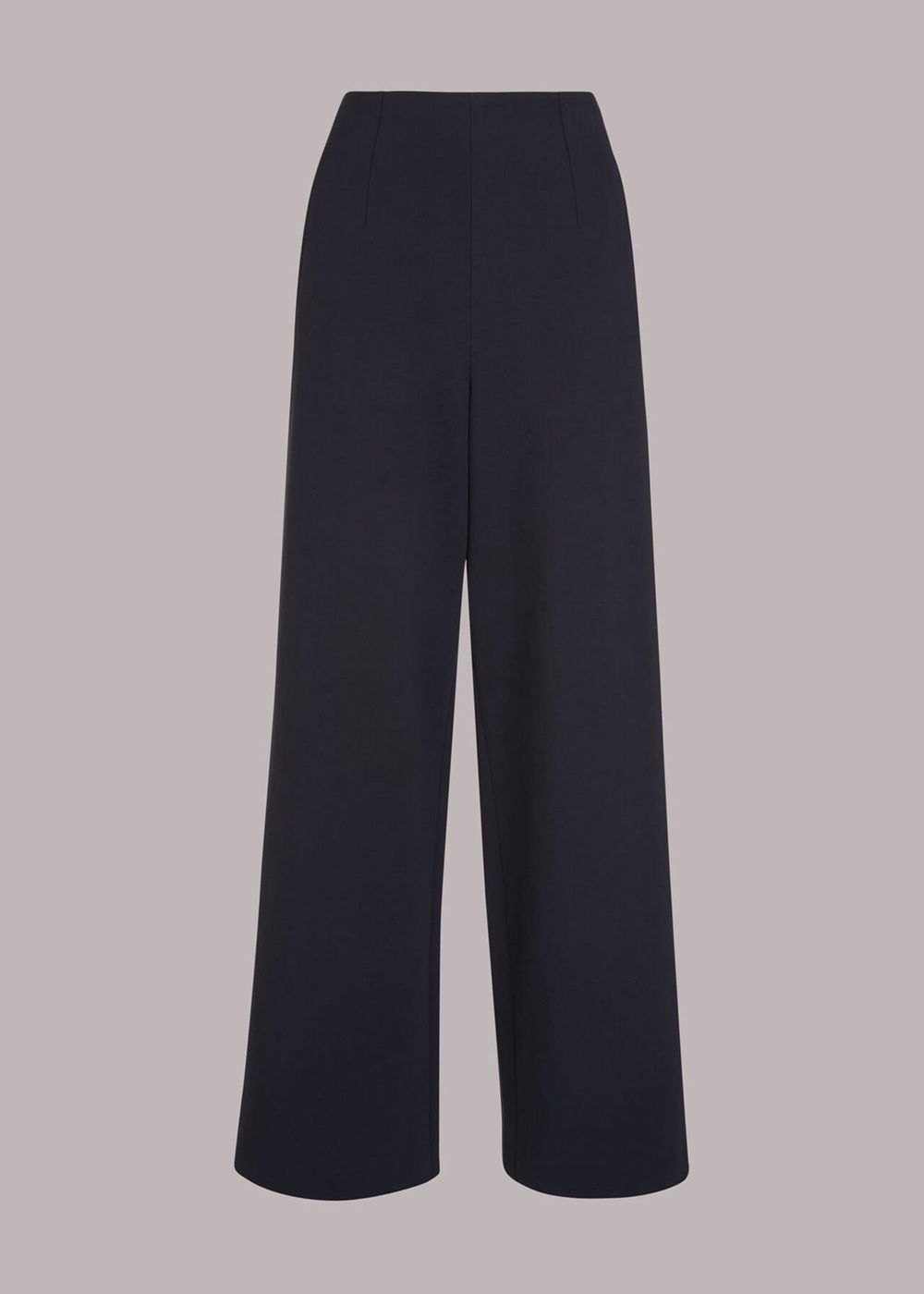 Whistles Hana Wide Leg Pants Black | US-12675JPHW