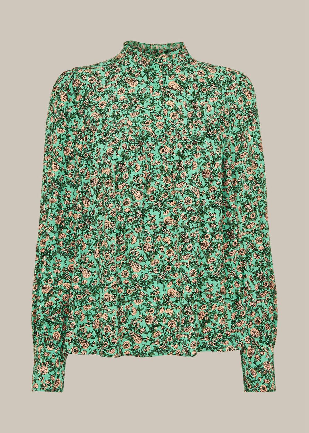 Whistles Heath Floral Print Top Multicolor | US-38971JVXM