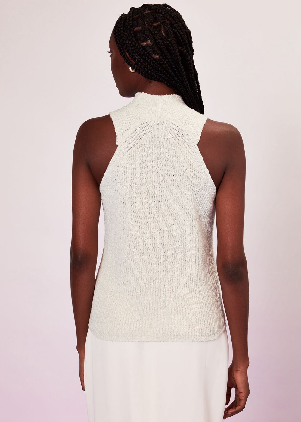 Whistles High Neck Knitwear White / Multicolor | US-31492QTSA