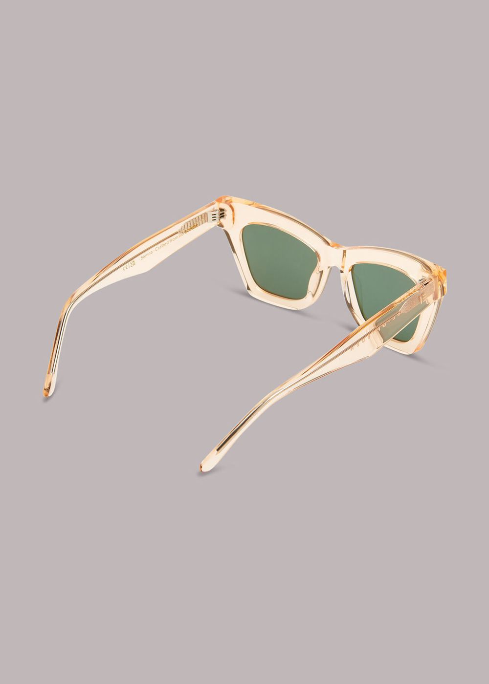 Whistles Isle Of Eden Sienna Sunglasses Champagne | US-05742FLZR