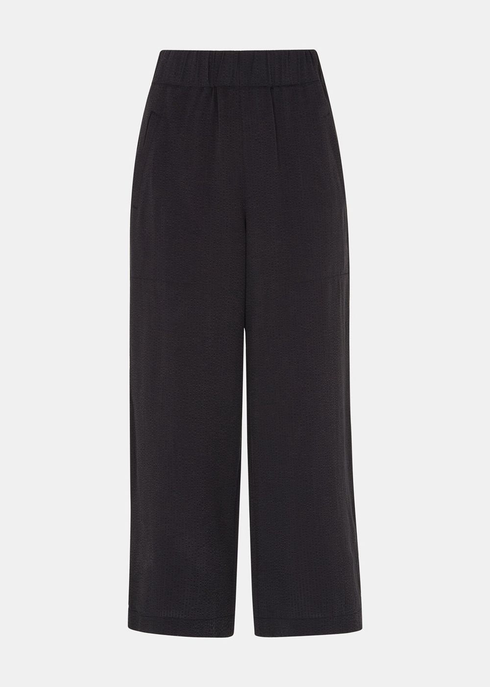 Whistles Jade Side Zip Pants Black | US-06513GHIK