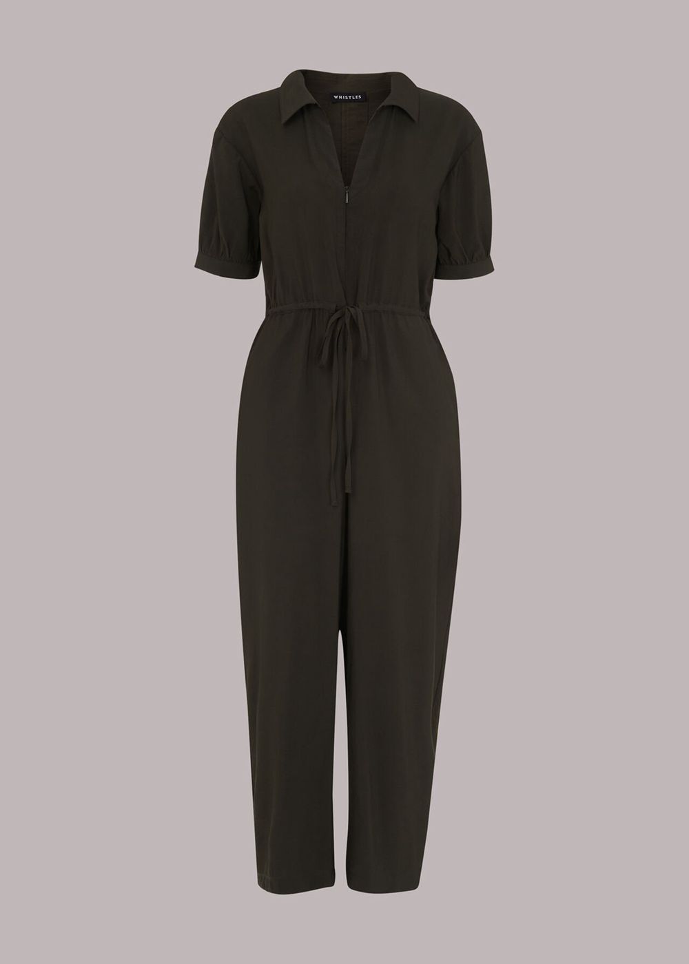 Whistles Jenny Jumpsuit Khaki | US-15094KHEX