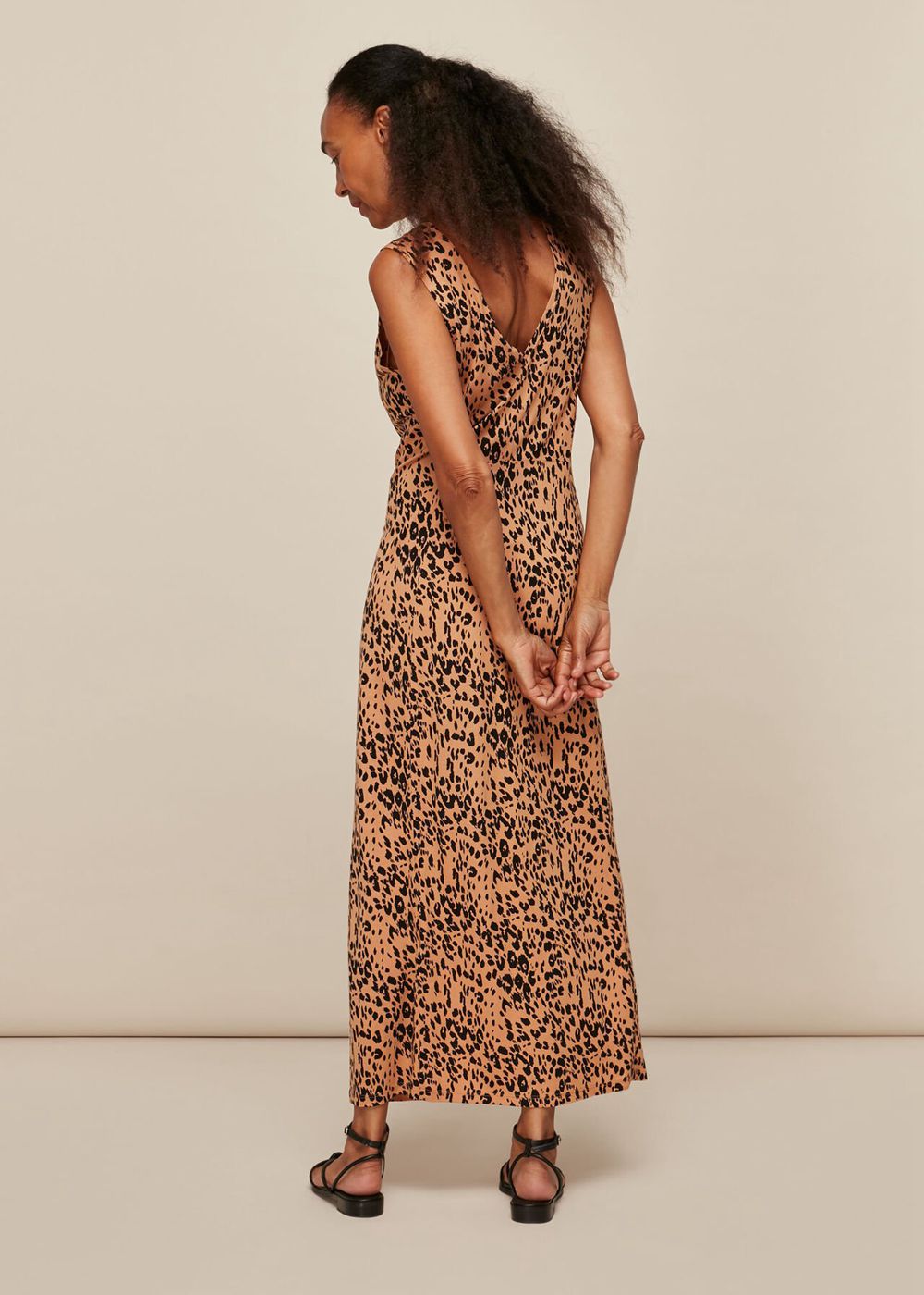 Whistles Jersey Safari Print Dress Multicolor | US-64751SXOY