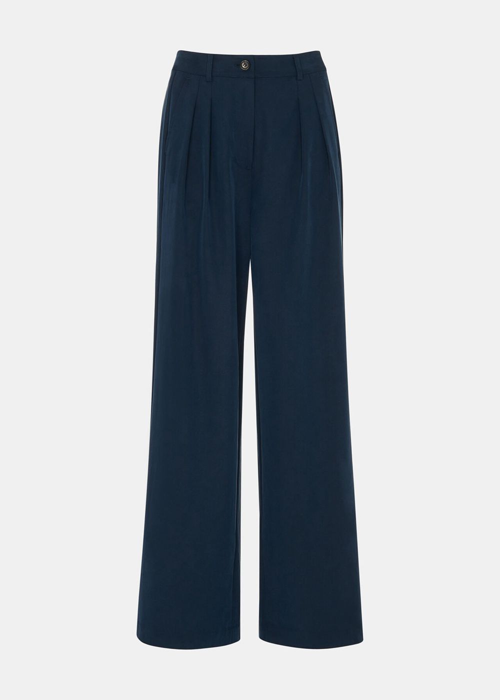 Whistles Joss Tailored Pants Navy | US-67815IDEV