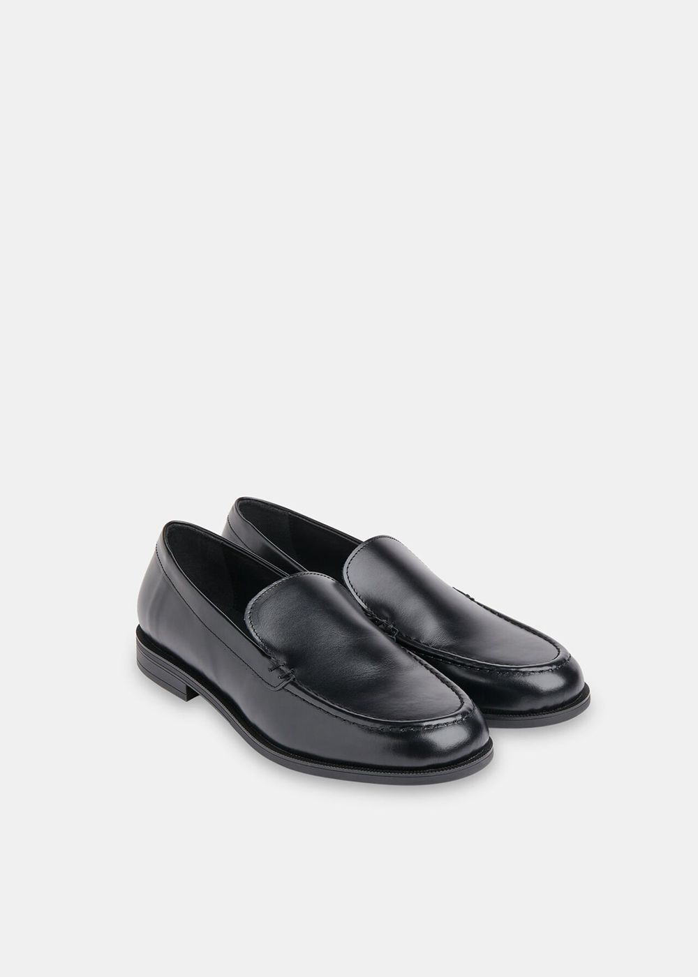 Whistles Jovie Slim Patent Loafers Black | US-71054RIDT