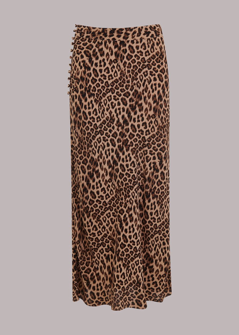 Whistles Jungle Cheetah Button Skirts Leopard | US-08579XNOS