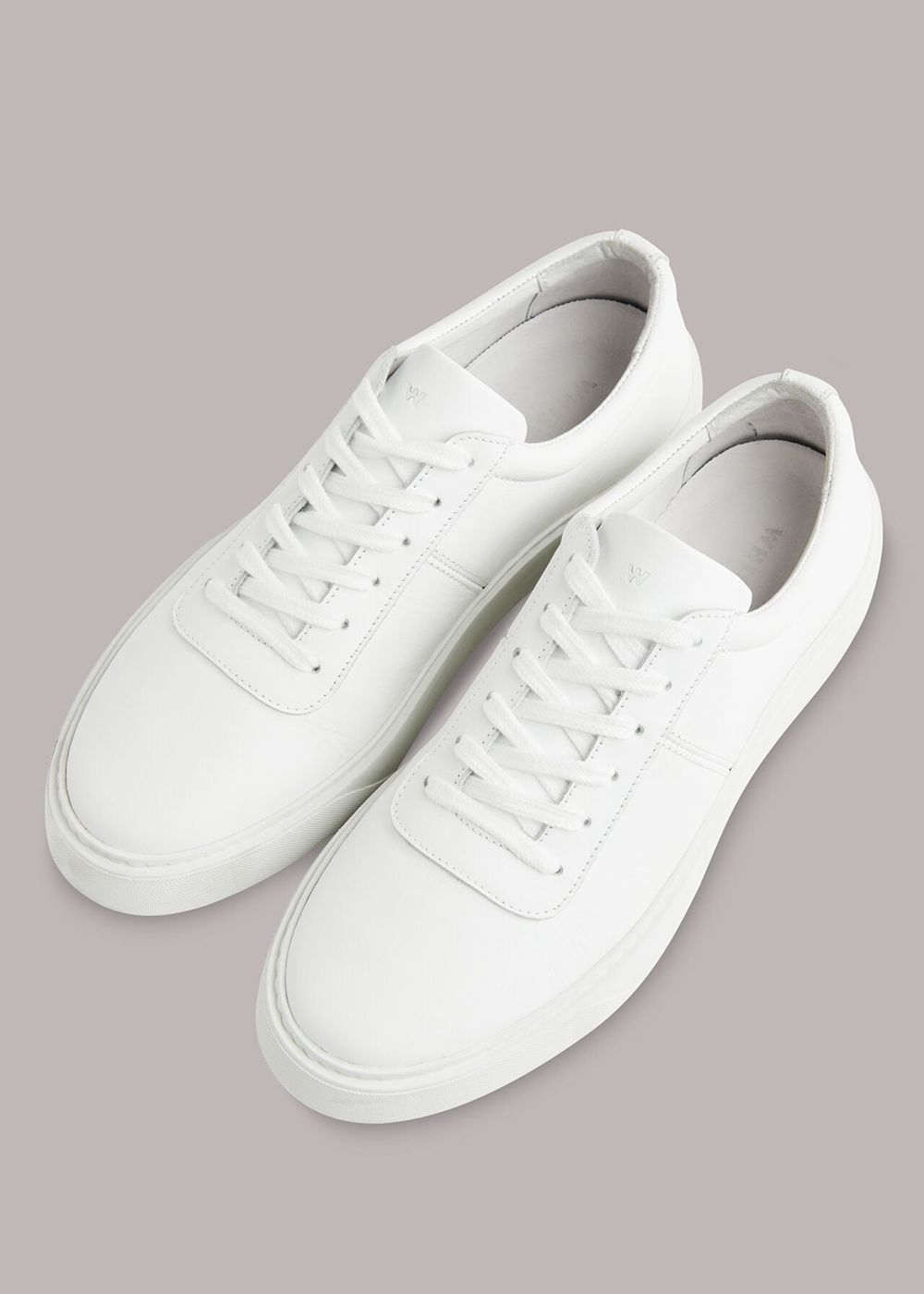 Whistles Kalie Deep Sole Sneakers White | US-35167UPYW