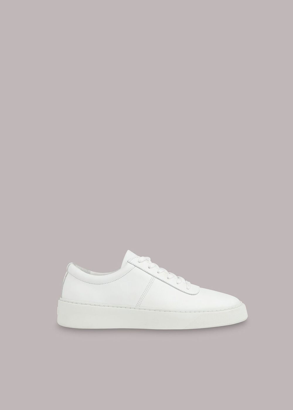 Whistles Kalie Deep Sole Sneakers White | US-35167UPYW