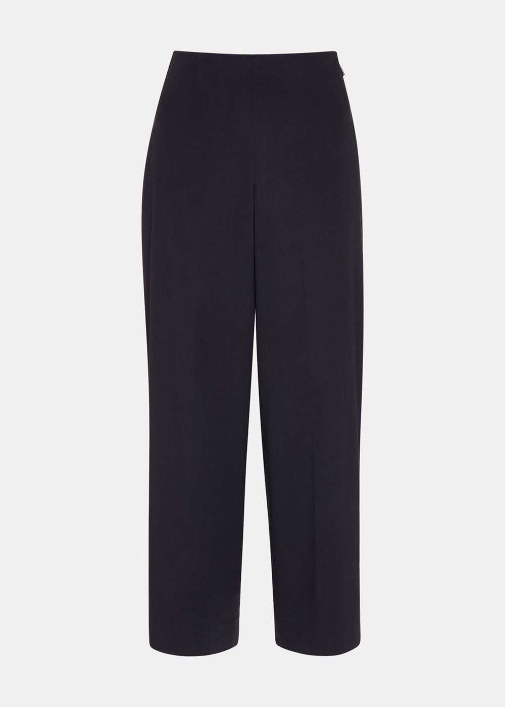 Whistles Katie Cropped Pants Navy | US-69504RYEM