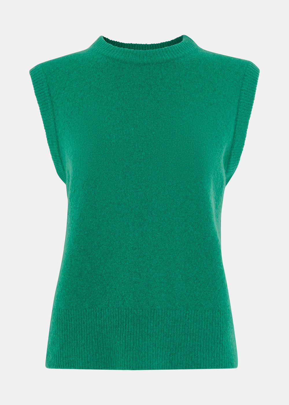 Whistles Kira Crew Neck Knitwear Green | US-49702XMWG