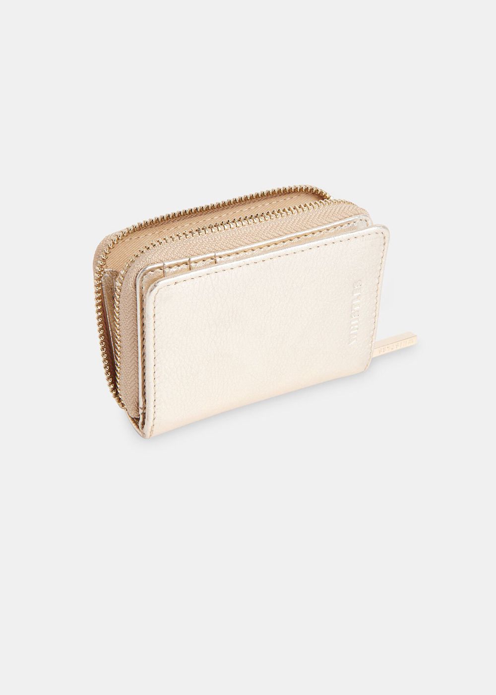 Whistles Koa Compact Purses Gold | US-90157FMDE