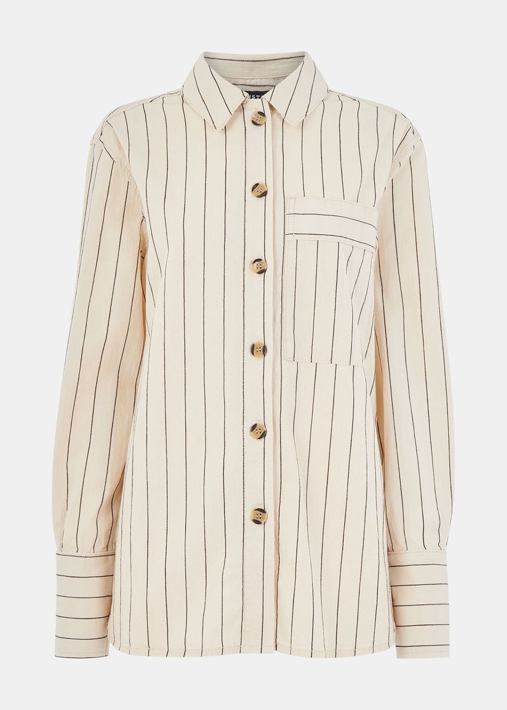 Whistles Kwammie Striped Overshirt Jacket Multicolor | US-50391HMOJ