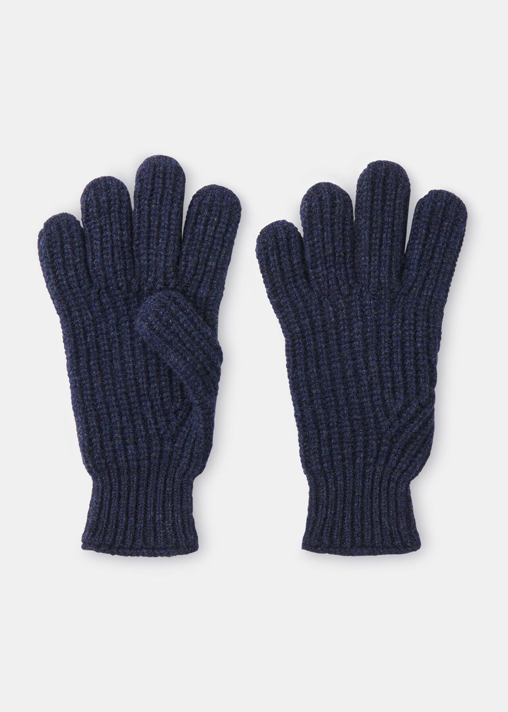 Whistles Lambswool Gloves Navy | US-62513QYAN