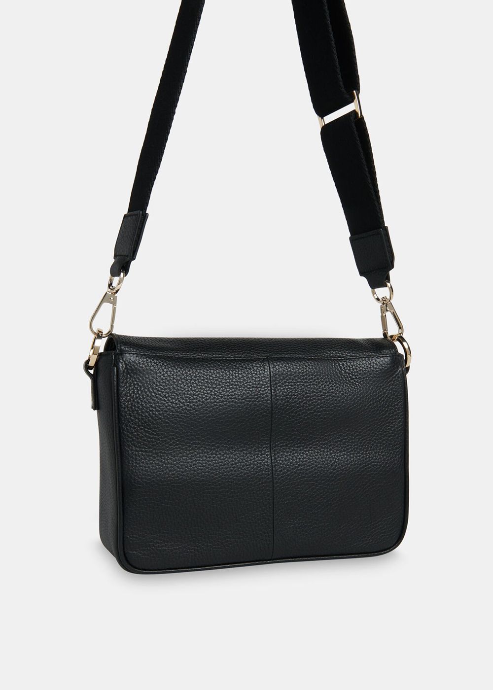 Whistles Large Bibi Crossbody Bag Black | US-86129AQMS