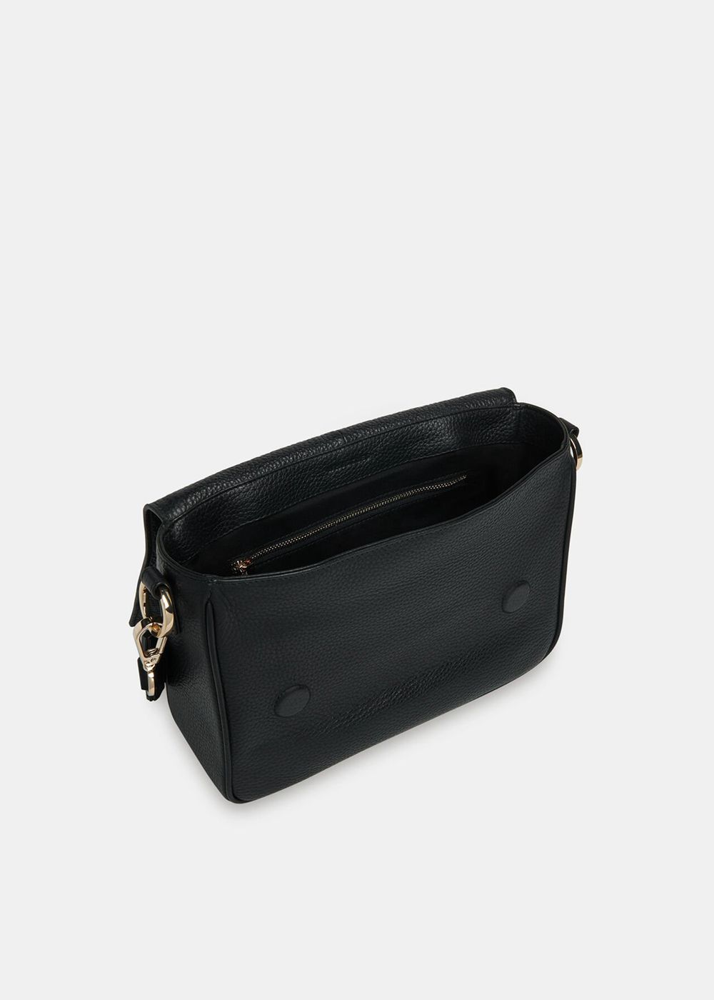 Whistles Large Bibi Crossbody Bag Black | US-86129AQMS