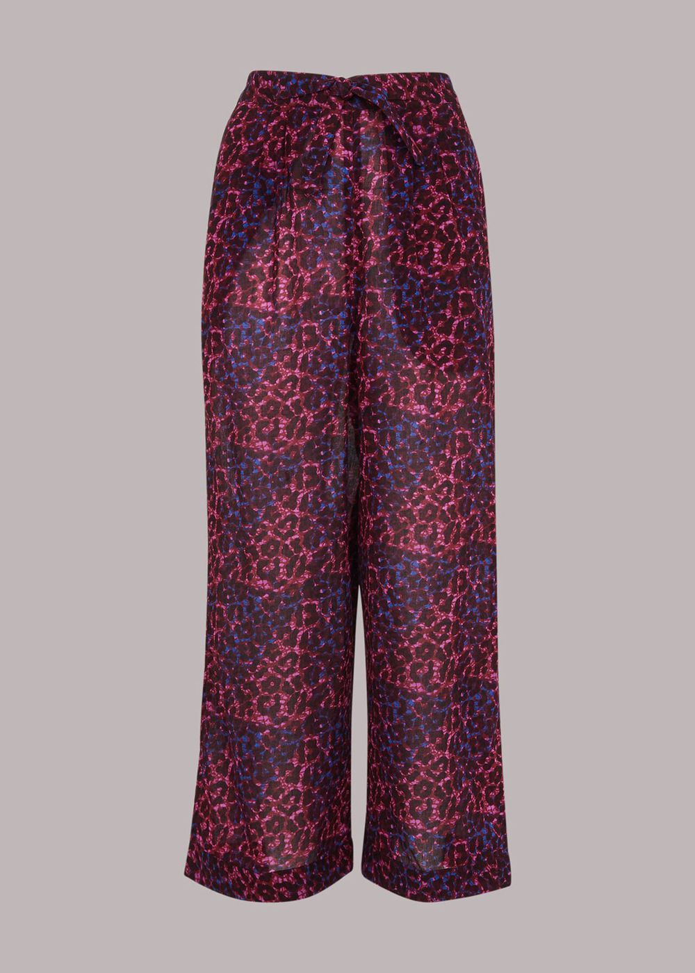 Whistles Layda Animal Beach Pants Pink / Multicolor | US-53967FKES