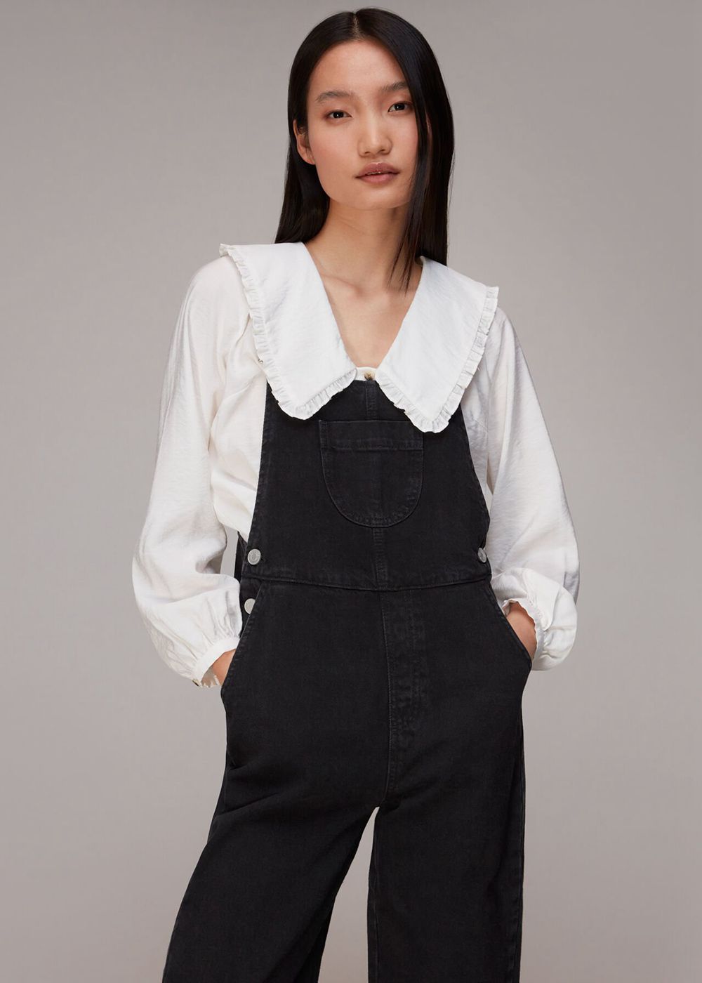 Whistles Leni Jumpsuit Black | US-61342RMNK