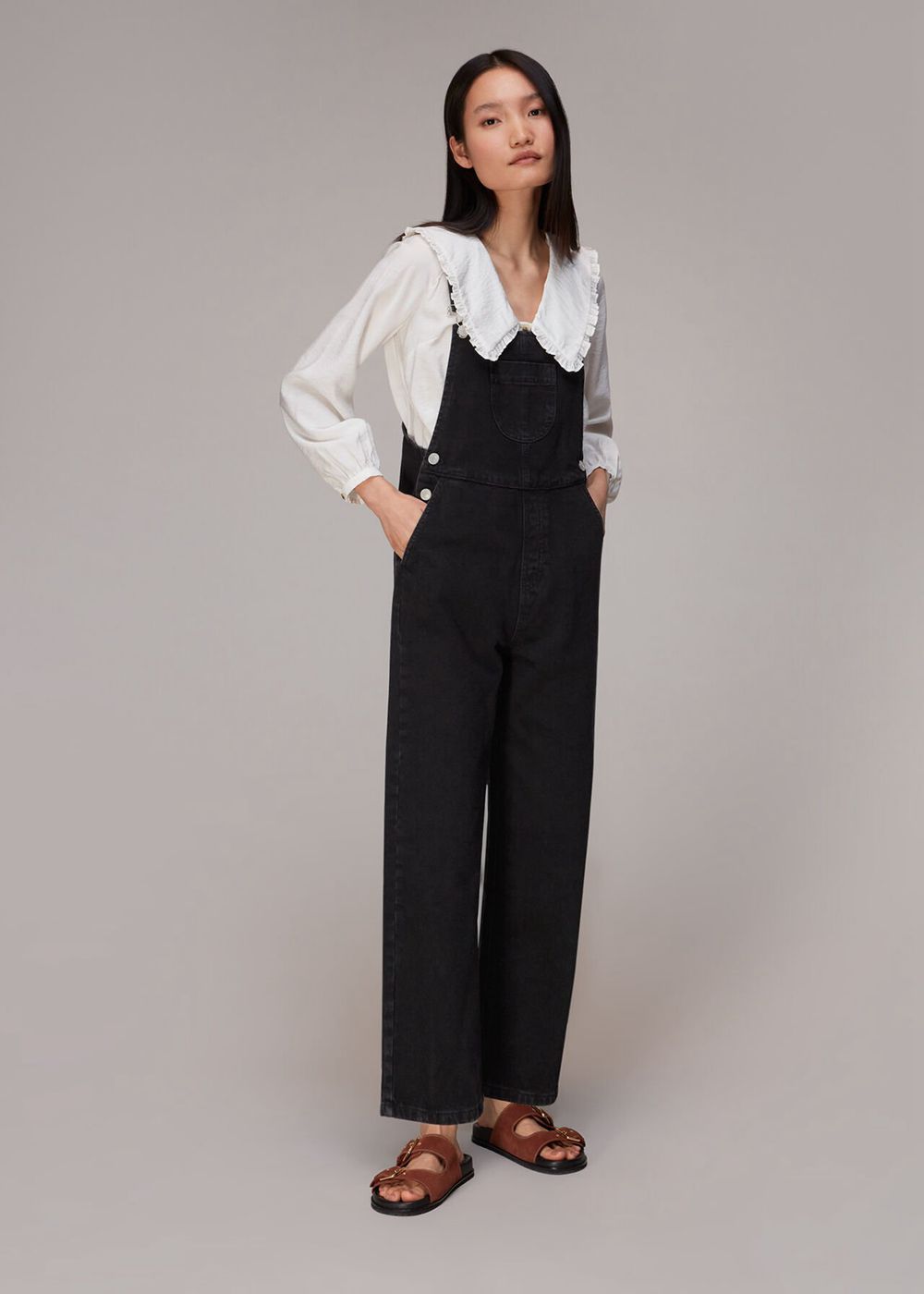 Whistles Leni Jumpsuit Black | US-61342RMNK