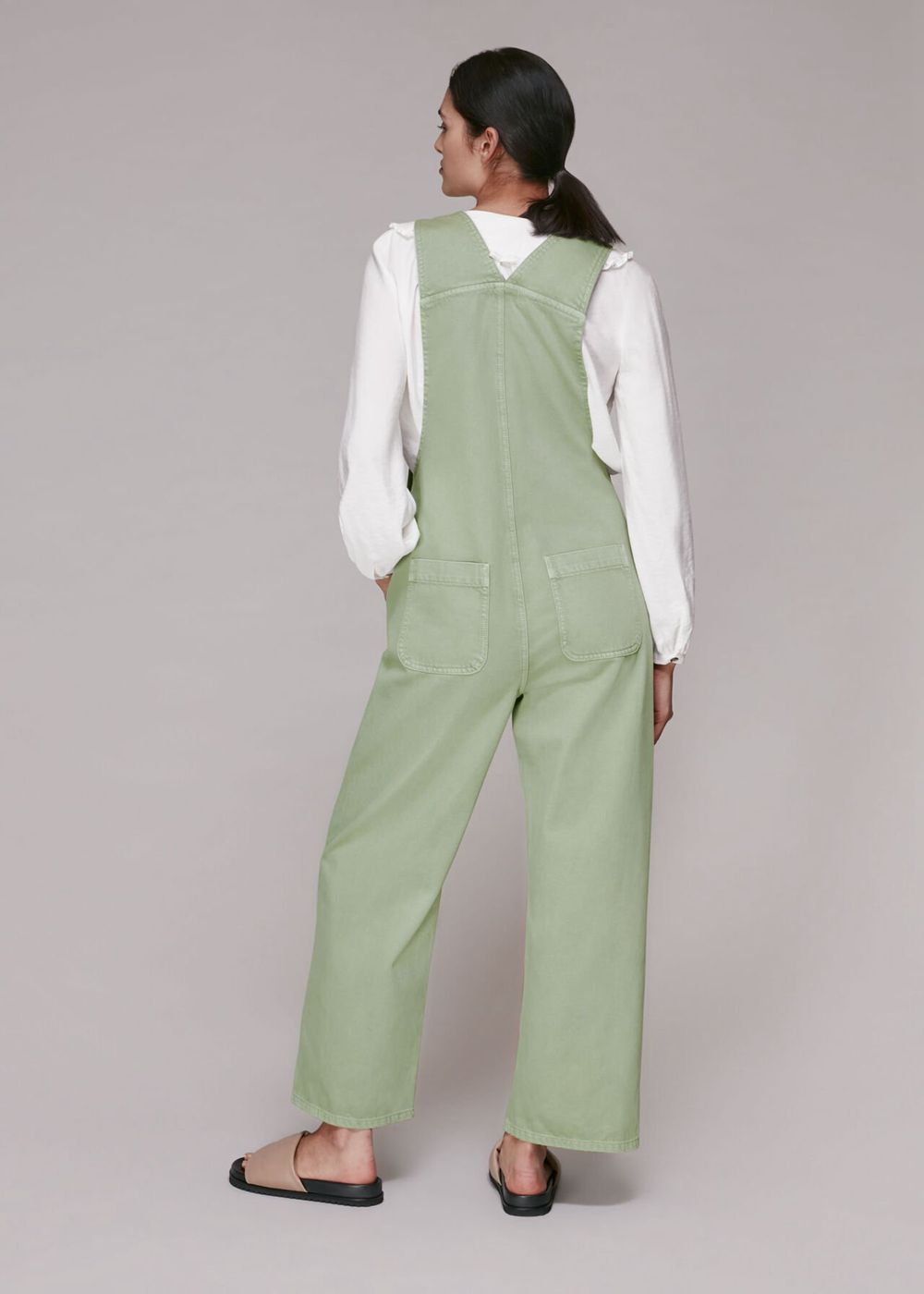 Whistles Leni Jumpsuit Khaki | US-07652BMIT