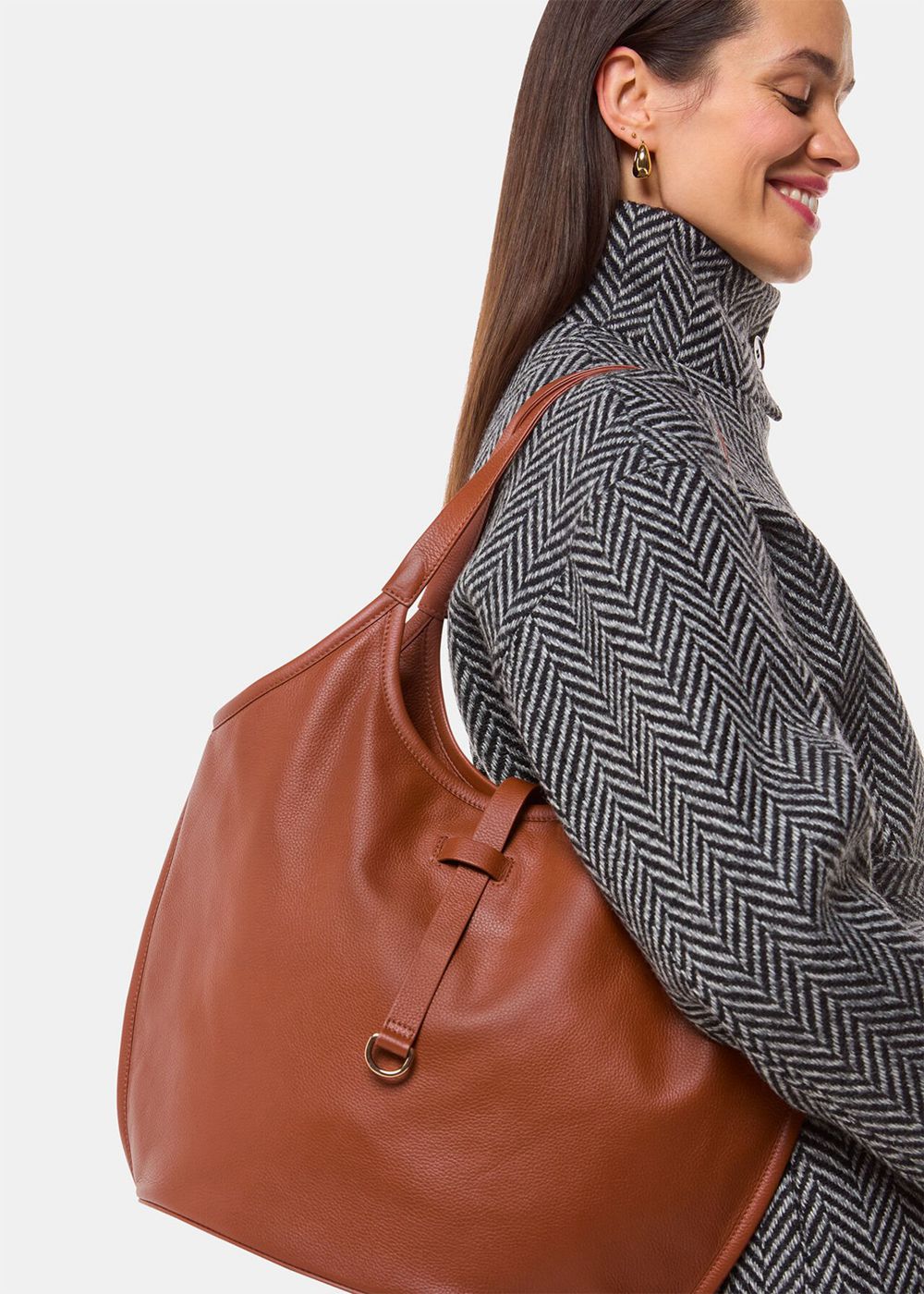 Whistles Leonora Tote Bags Brown | US-37861WXCF