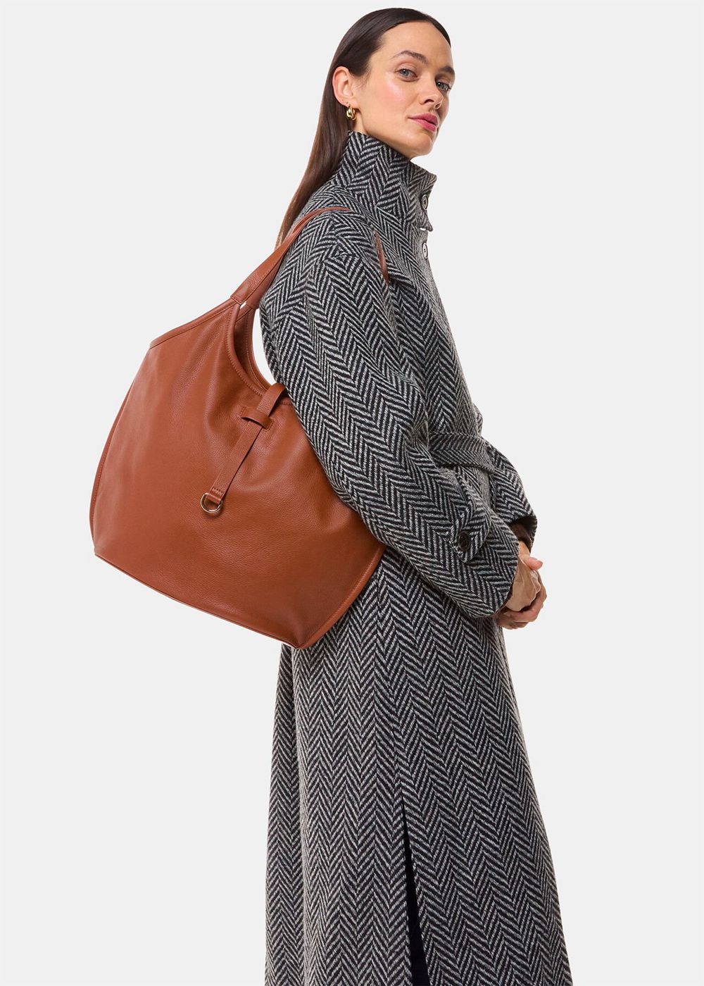 Whistles Leonora Tote Bags Brown | US-37861WXCF