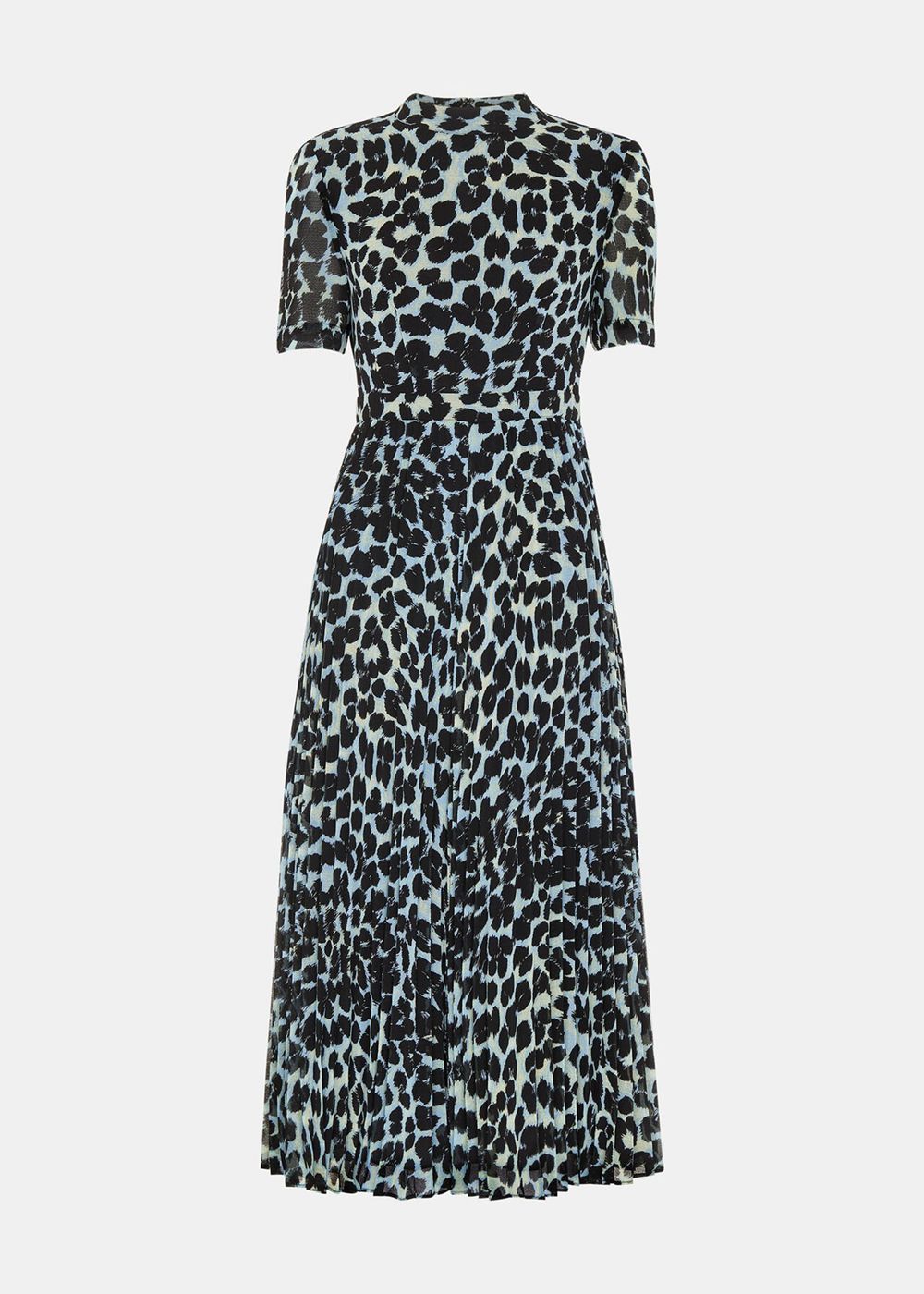 Whistles Leopard Spot Cut Out Dress Multicolor | US-03819DXHM