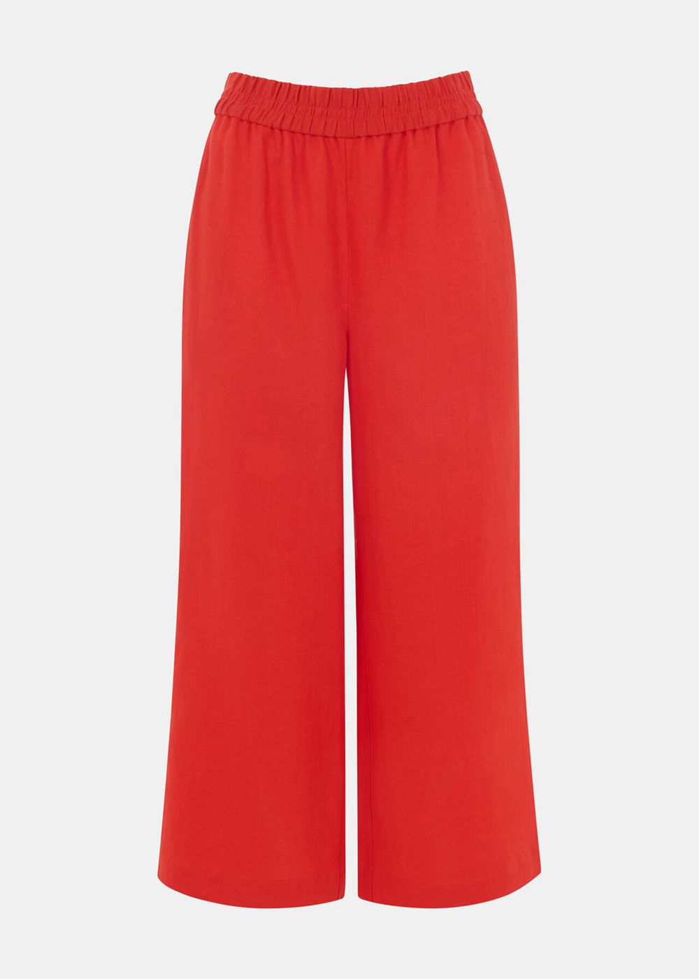 Whistles Linen Pocket Pants Red | US-91743VBHZ