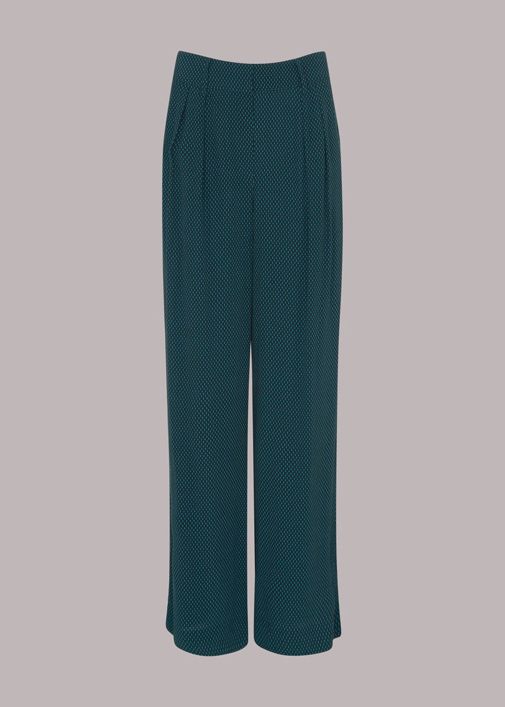 Whistles Lizzie Vertical Dash Pants Green / Multicolor | US-17564VYPQ