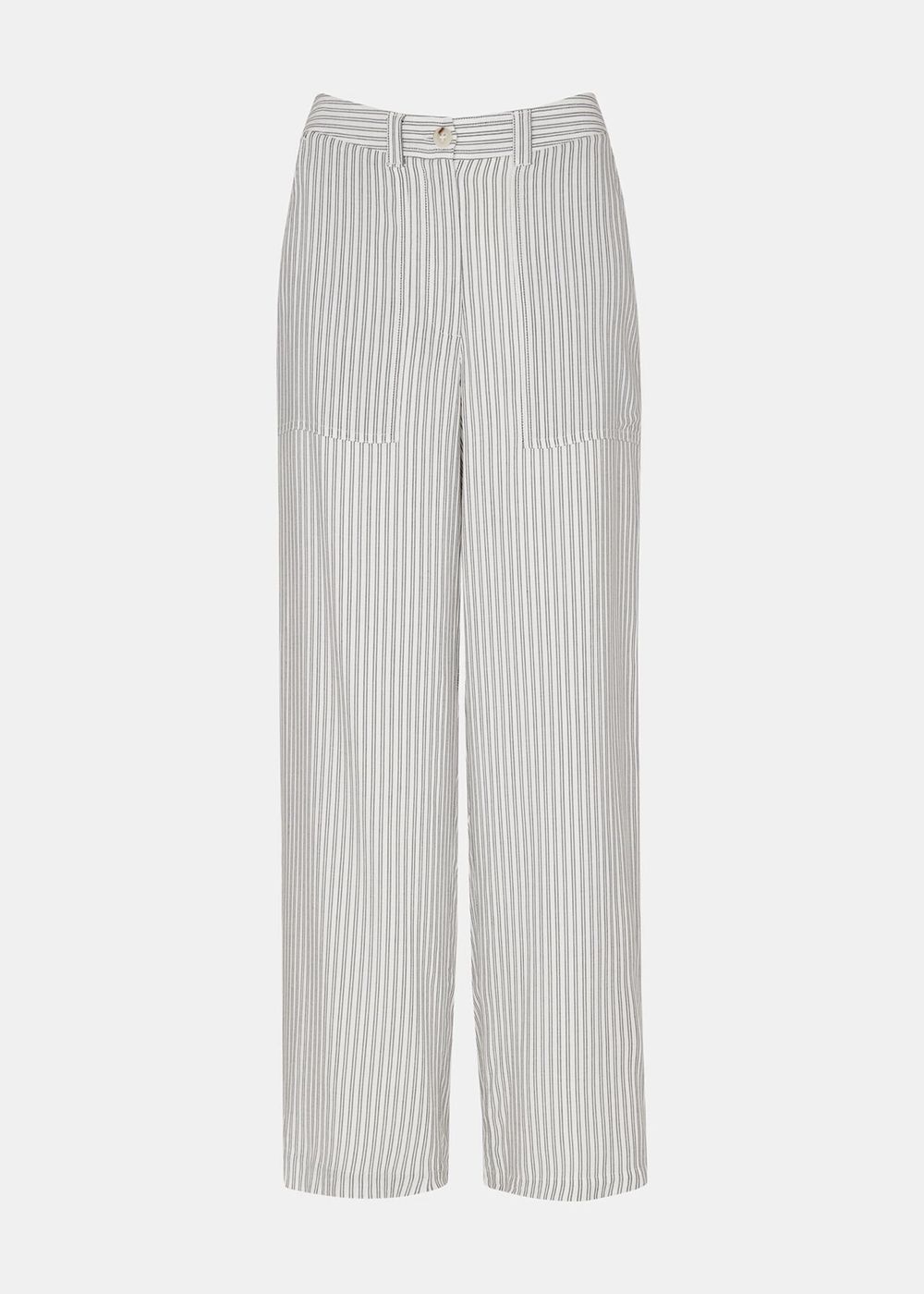 Whistles Luna Stripe Pants White / Multicolor | US-21763BALV