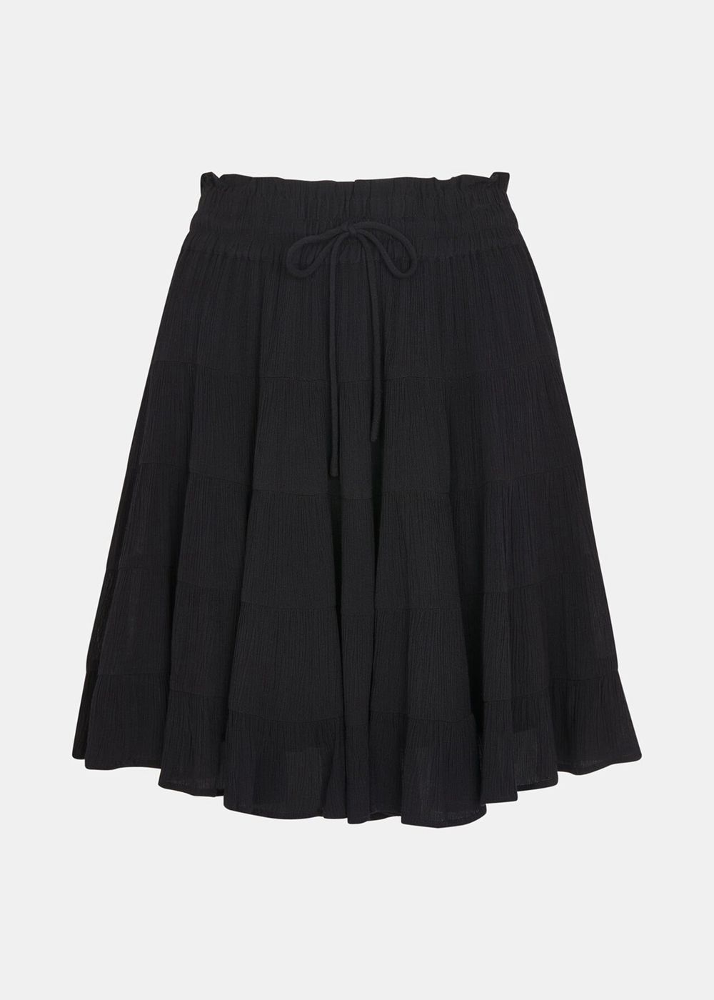 Whistles Mabel Mini Skirts Black | US-52981FINM