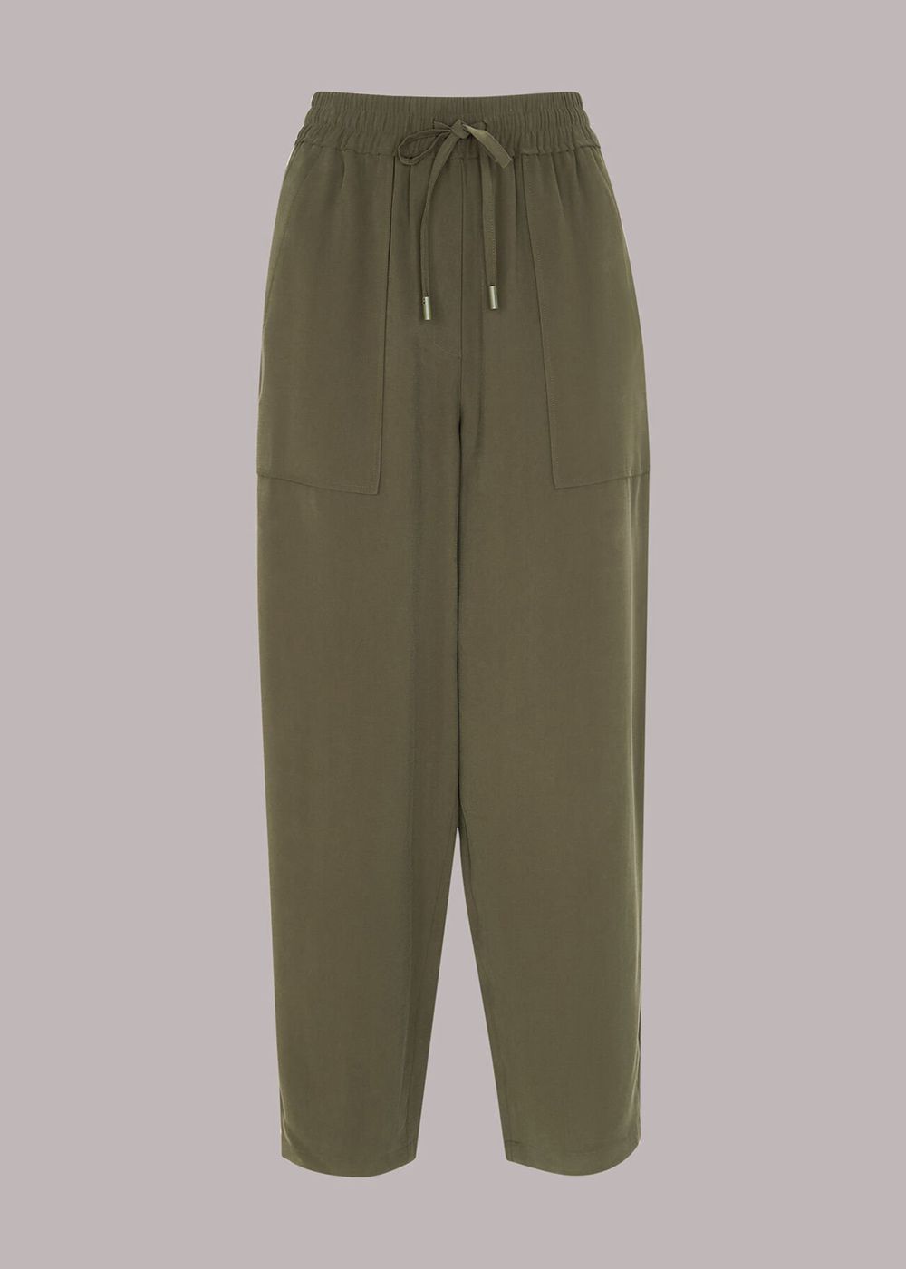 Whistles Madison Pocket Detail Pants Khaki | US-23054TXSG