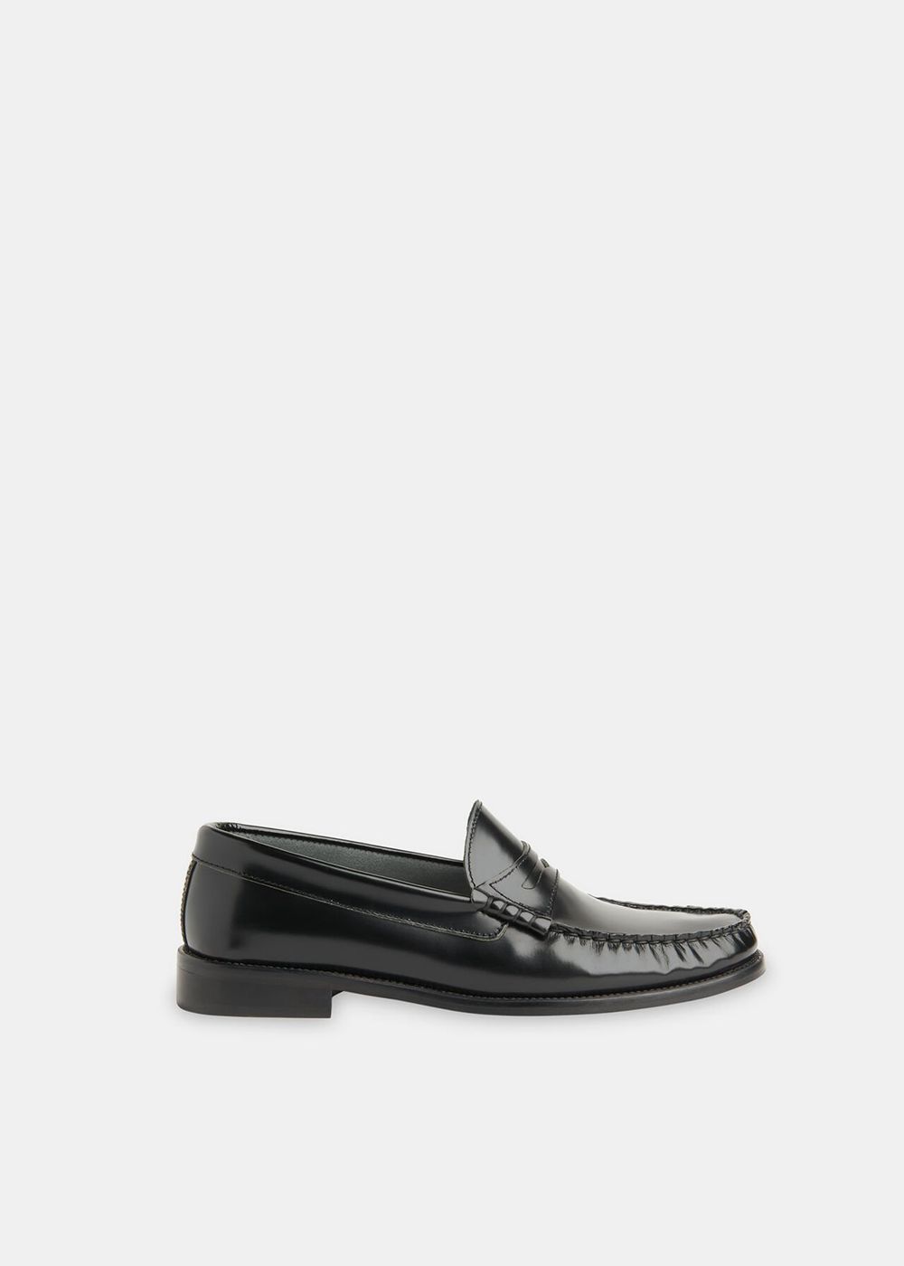 Whistles Manny Slim Loafers Black | US-19276REOZ