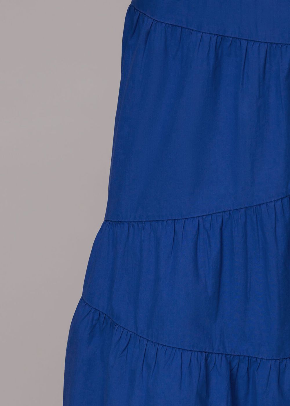 Whistles Maria Full Tiered Skirts Blue | US-36097IBMX