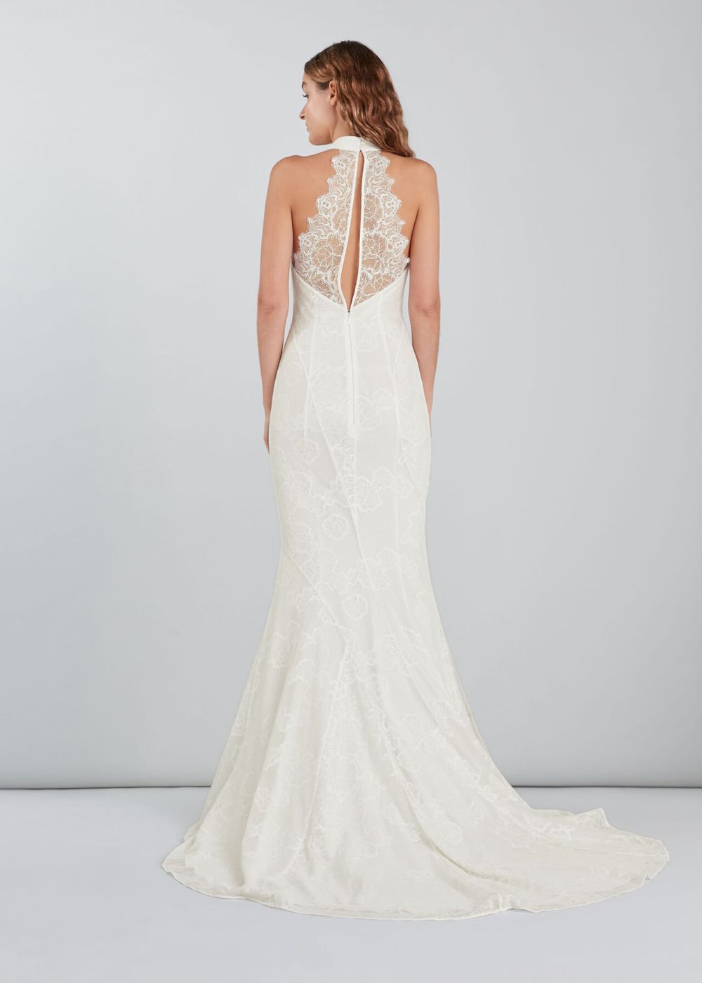 Whistles Maria Halter Wedding Dress White | US-03589RFZC