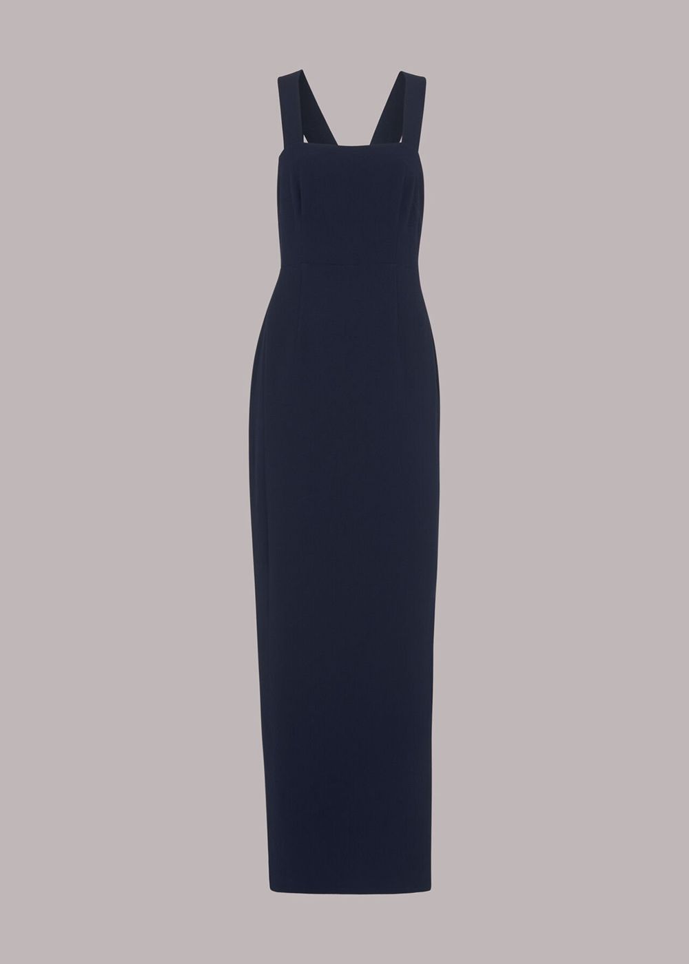 Whistles Maria Maxi Dress Navy | US-06395SUFK