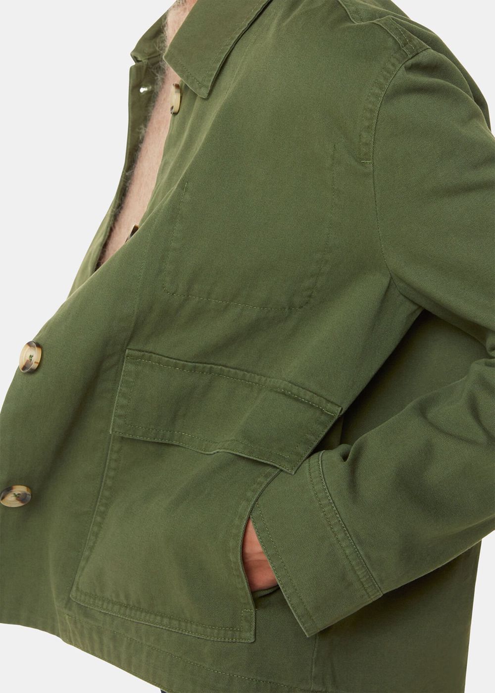 Whistles Marie Casual Jacket Dark Green | US-58397SDYO